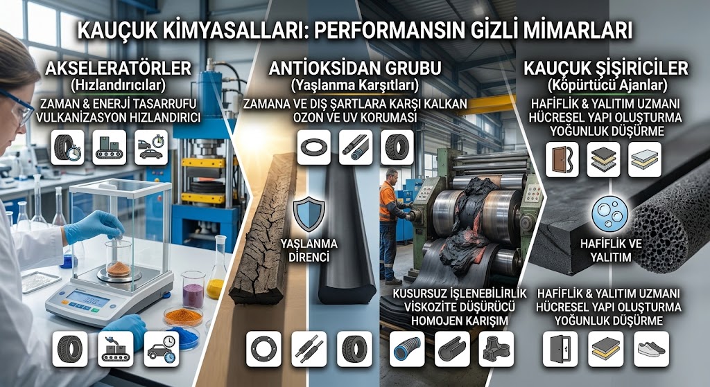 Kauçuğun Gizli Kahramanları: Üretimde Fark Yaratan Kimyasallar